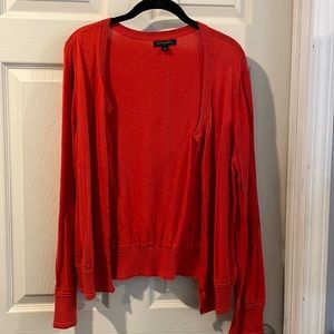 Banana Republic Tomato Colored Cardigan XL